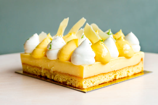 May 2025 - Lemon and Kaffir Lime Entremet Tart