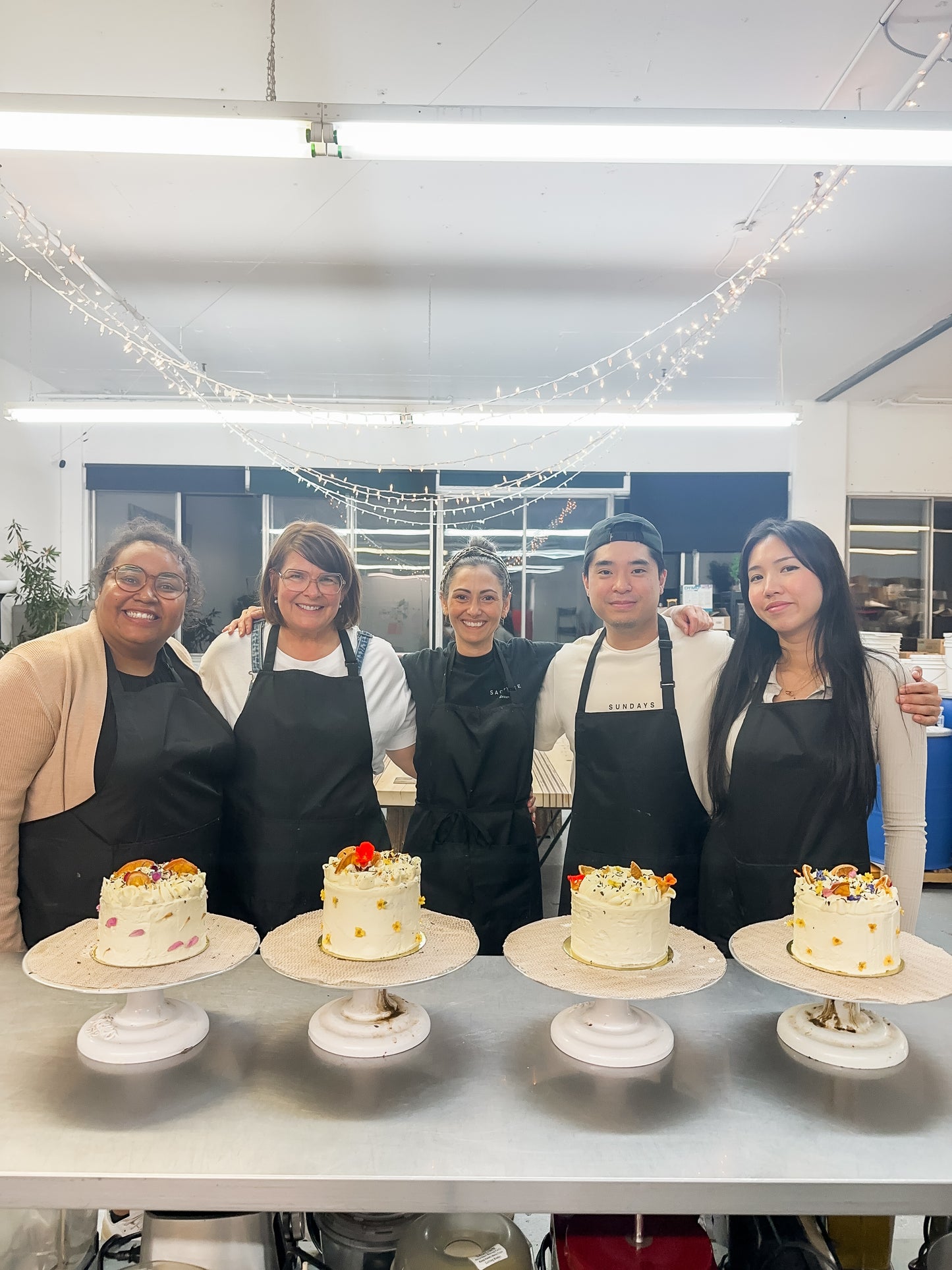 Pastry class *Cake for November-matcha, passion fruit and white chocolate*