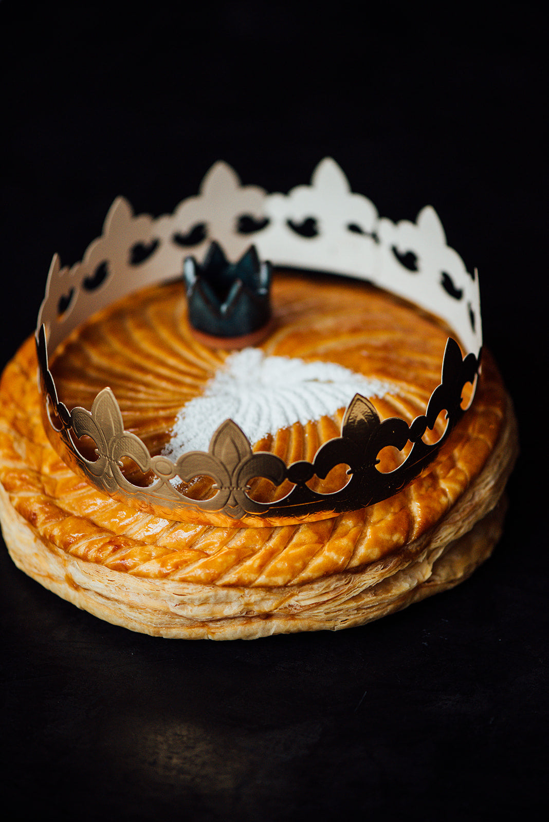 Maple and almond king/queen galette