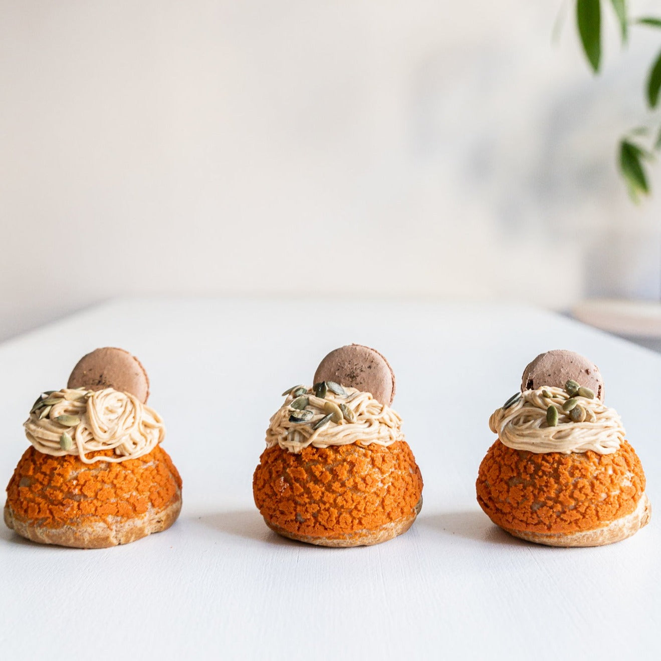 Choux à la crème à la citrouille