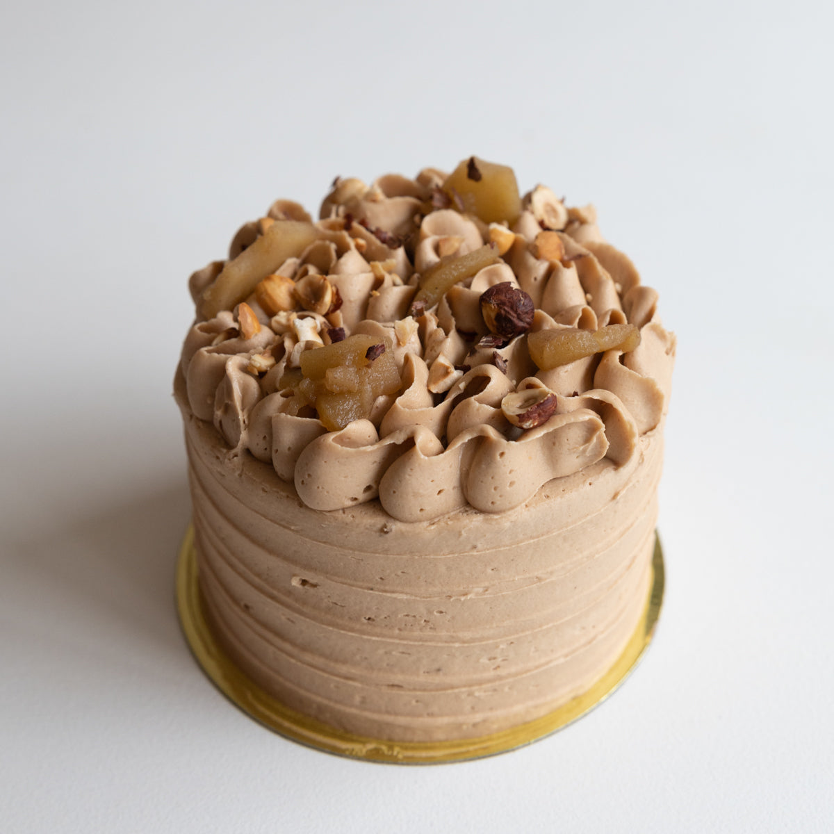 Chocolate Cake with Cashew Coffee Icing & Almonds - Pure and Plant-Based